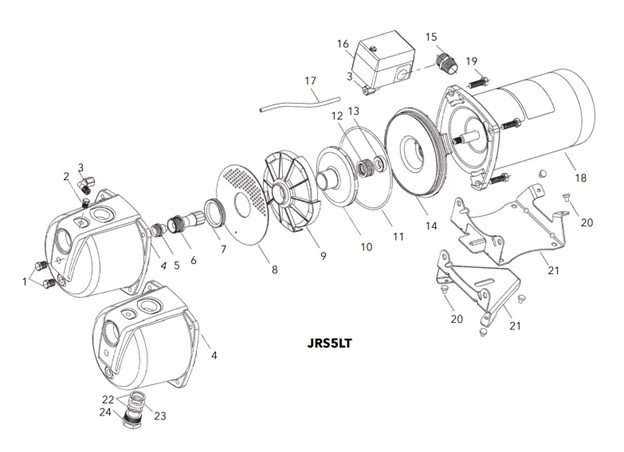 goulds water pump parts diagram