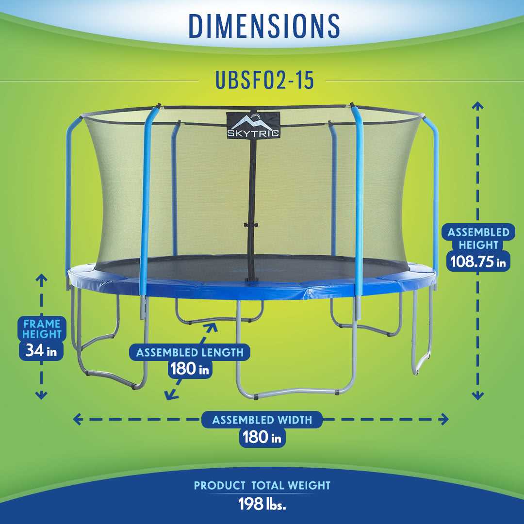 trampoline parts diagram