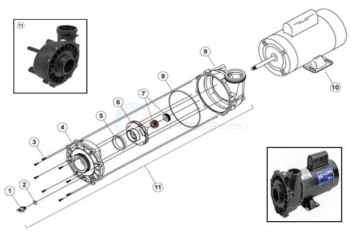 waterway pump parts diagram