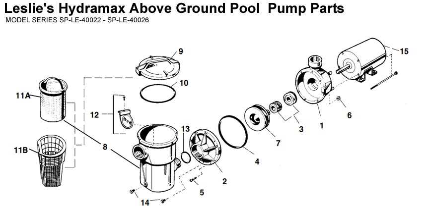 above ground pool parts diagram