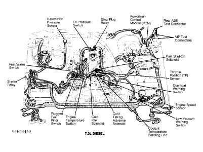 7.3 powerstroke engine parts diagram