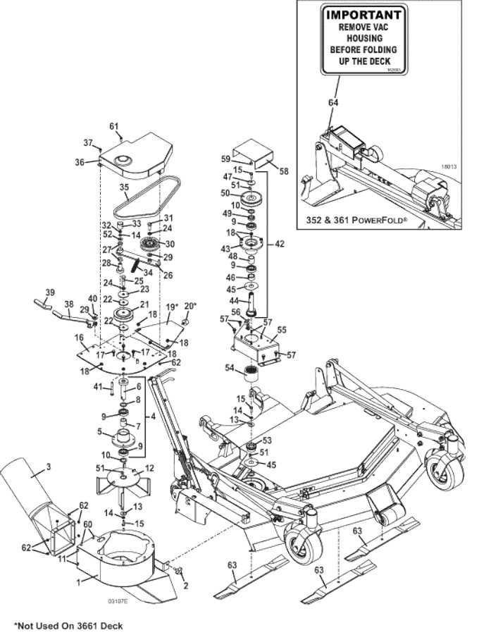 mower deck parts diagram