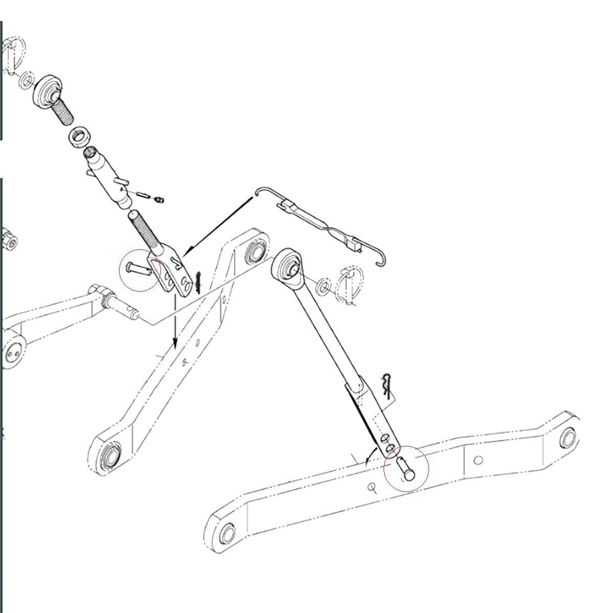 3 point hitch parts diagram