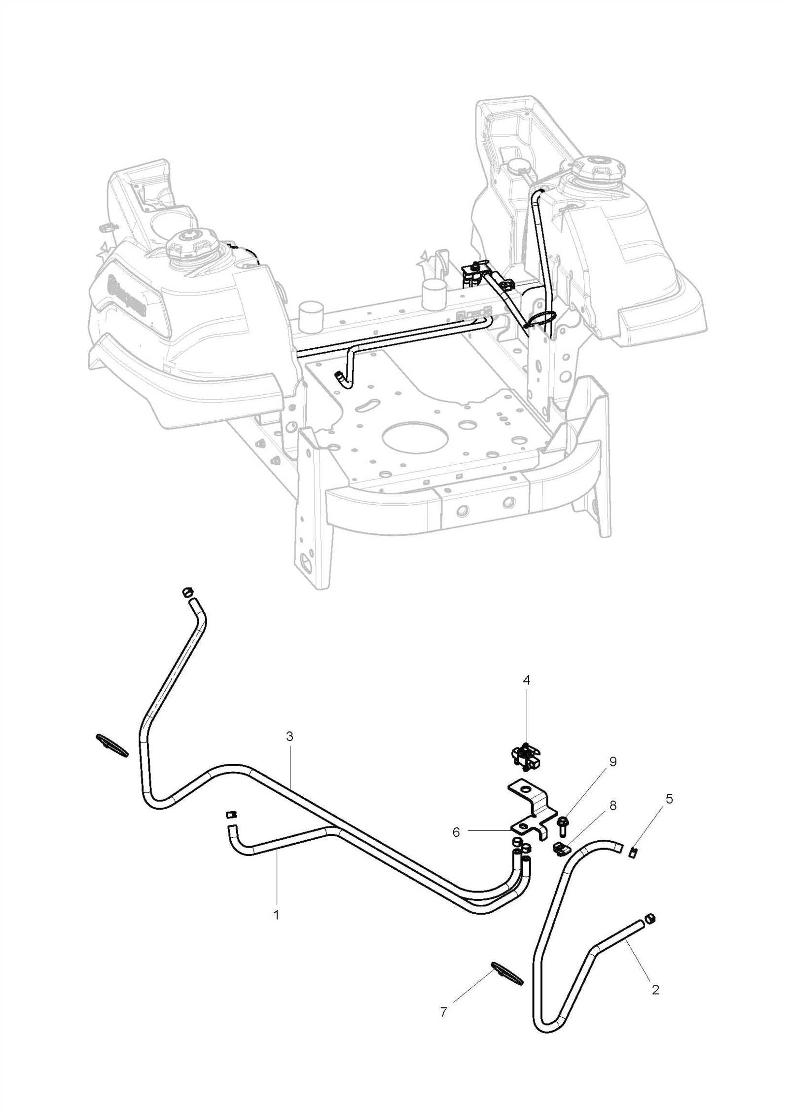 john deere z445 parts diagram