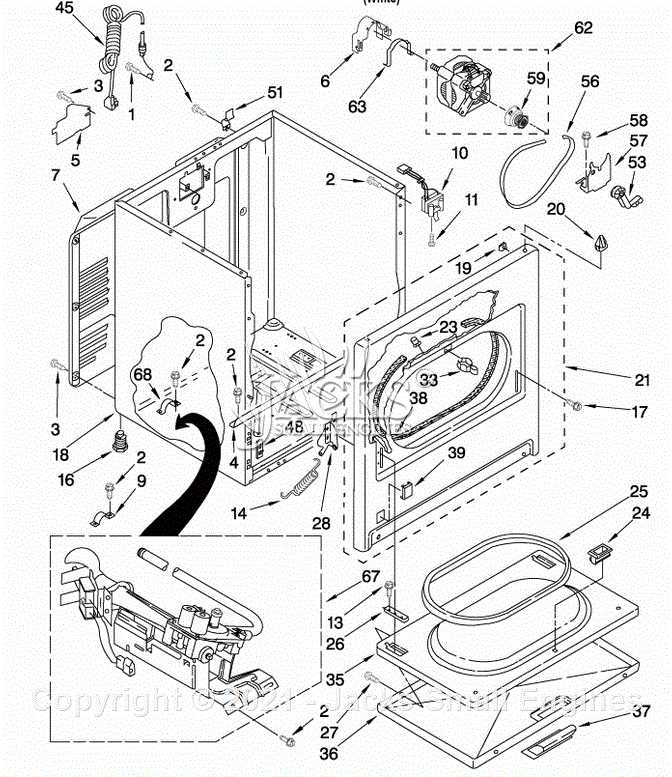 whirlpool ultimate care 2 parts diagram