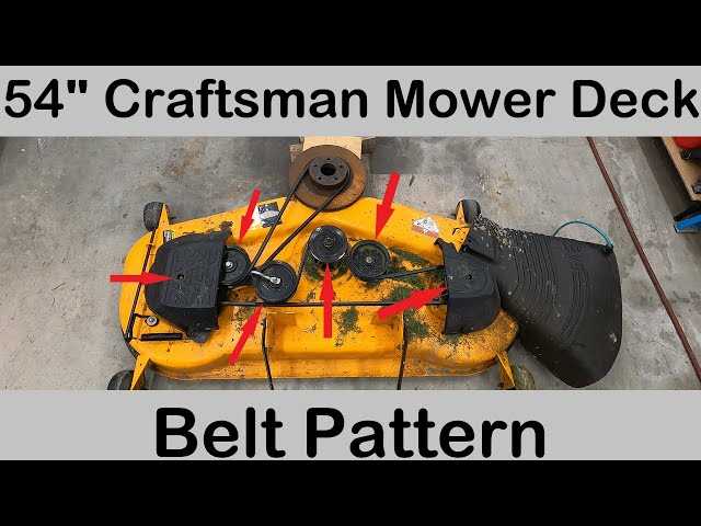 craftsman 54 mower deck parts diagram