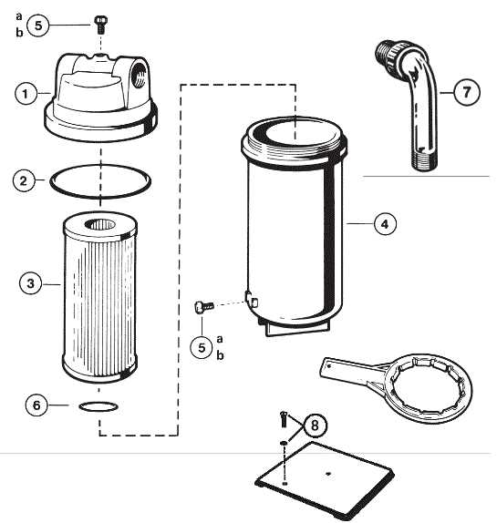 sta rite pool filter parts diagram