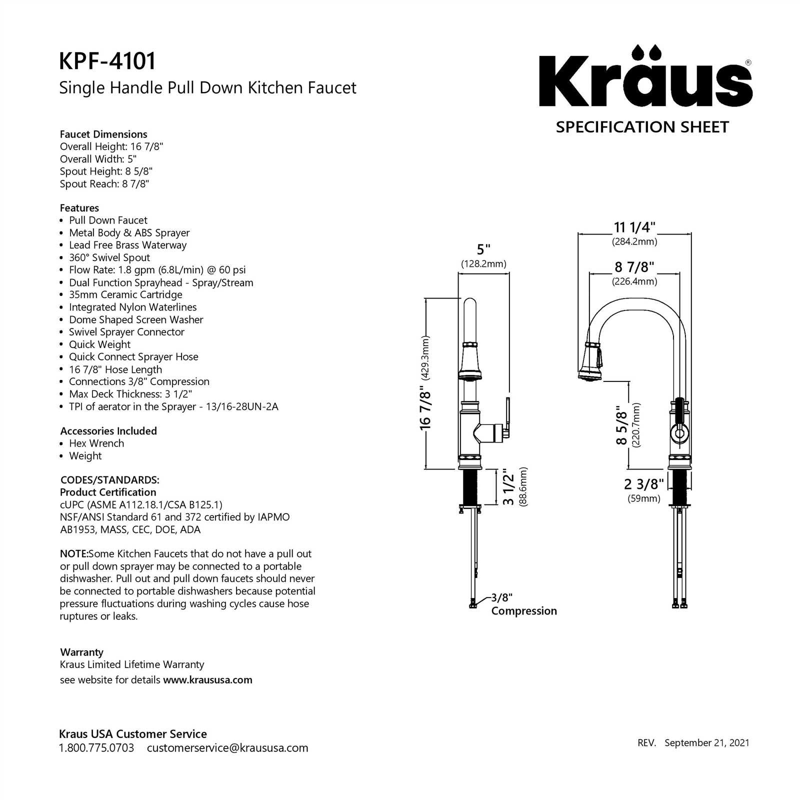 kraus faucet parts diagram