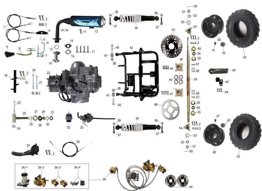 tao tao 110 parts diagram