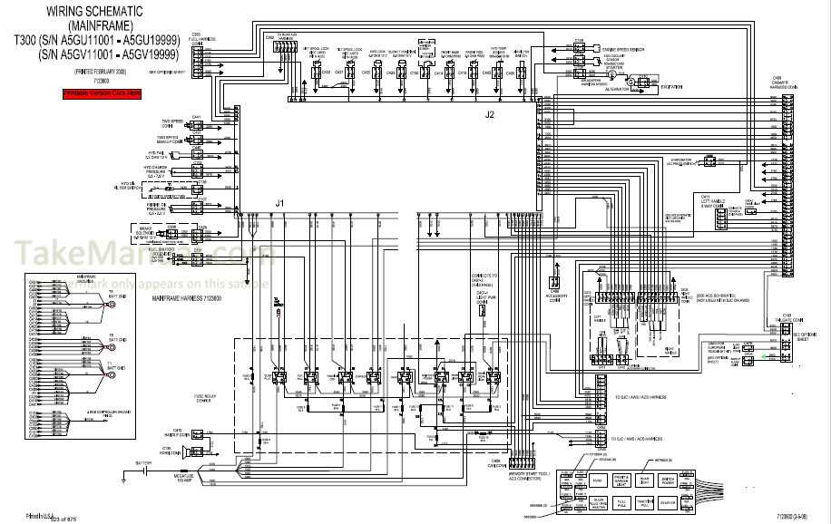 bobcat t300 parts diagram