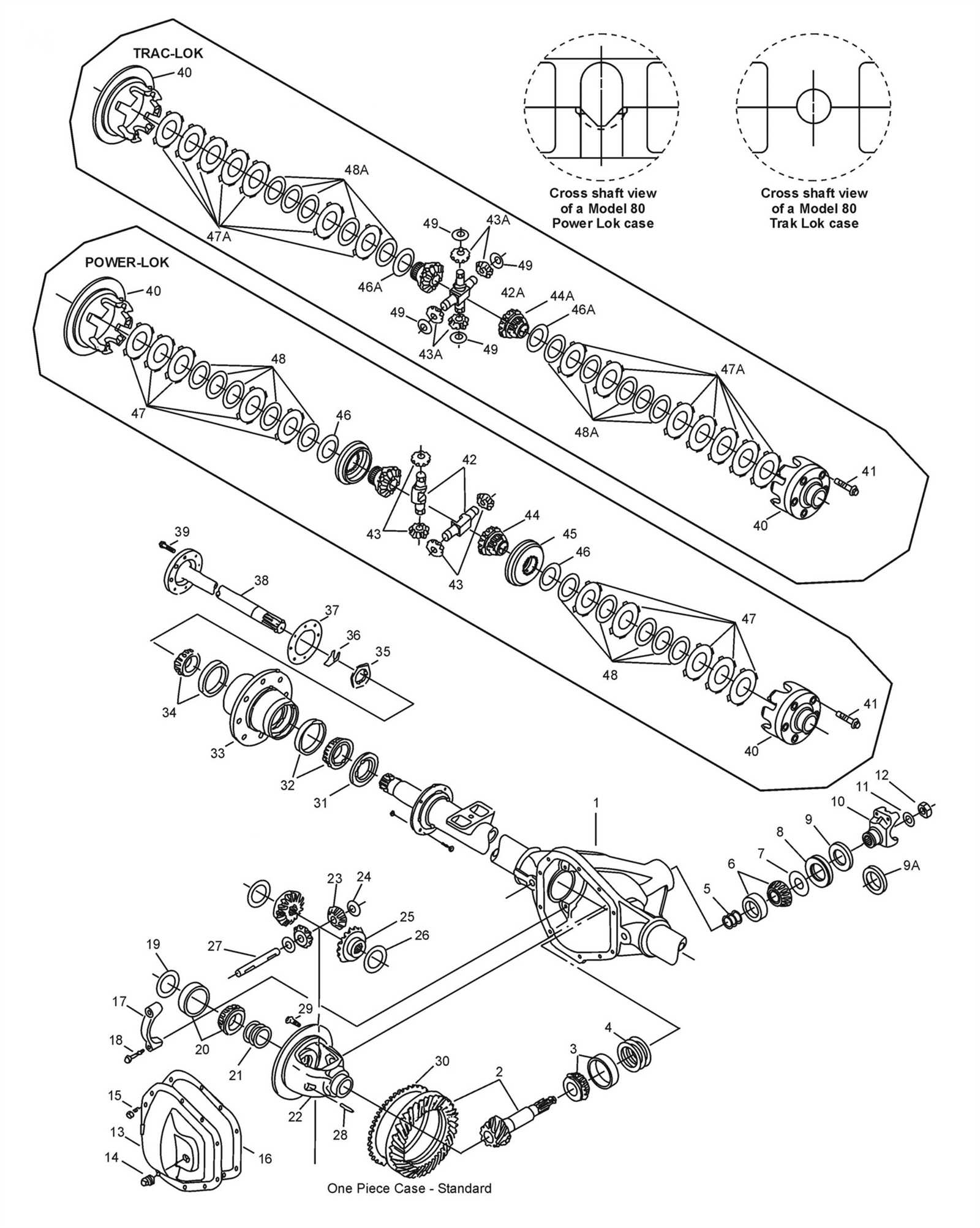 rear axle parts diagram