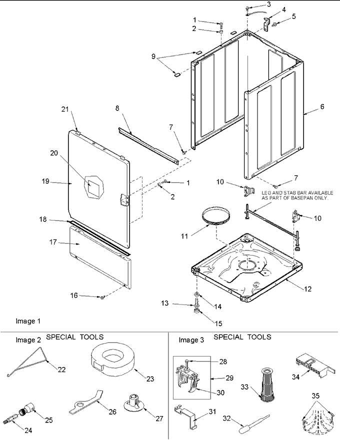 amana washer parts diagram