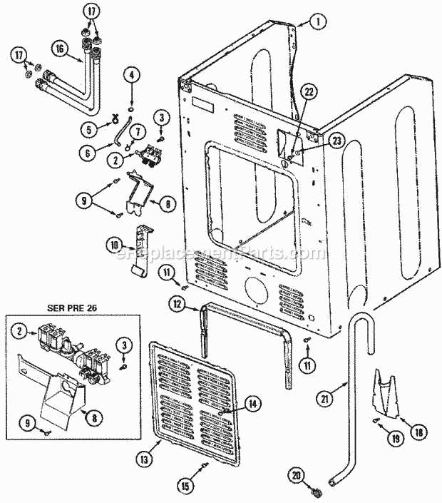 maytag 3000 series washer parts diagram