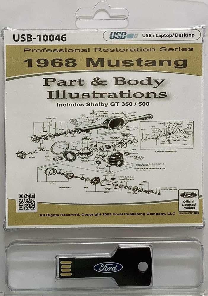 mustang body parts diagram