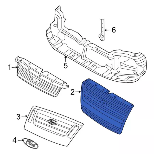 ford explorer body parts diagram