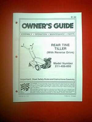 rototiller mtd tiller parts diagram