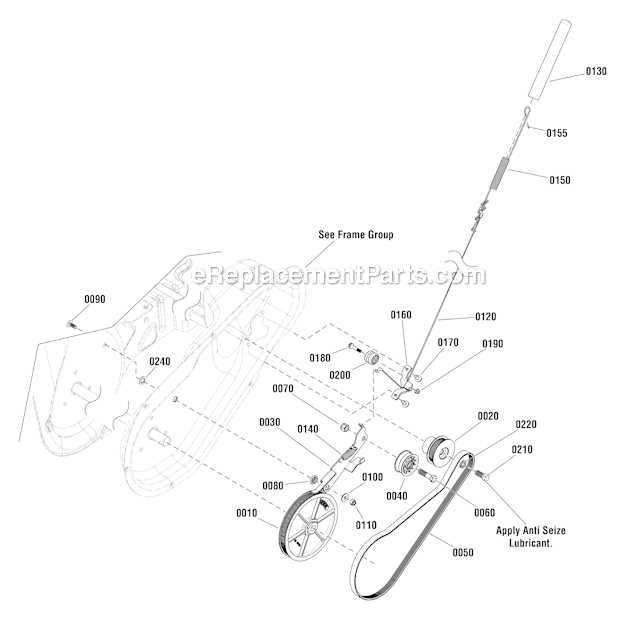 murray snow thrower parts diagram