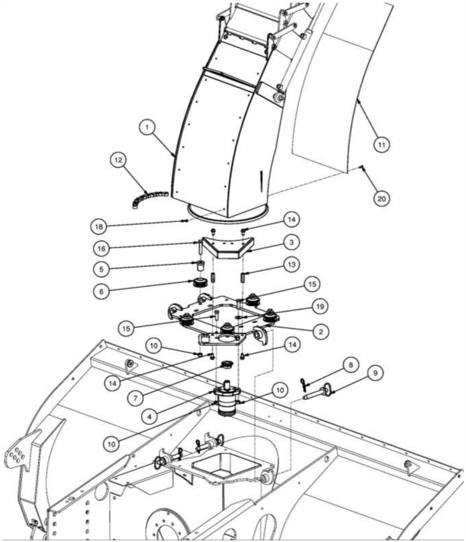 husqvarna snowblower parts diagram