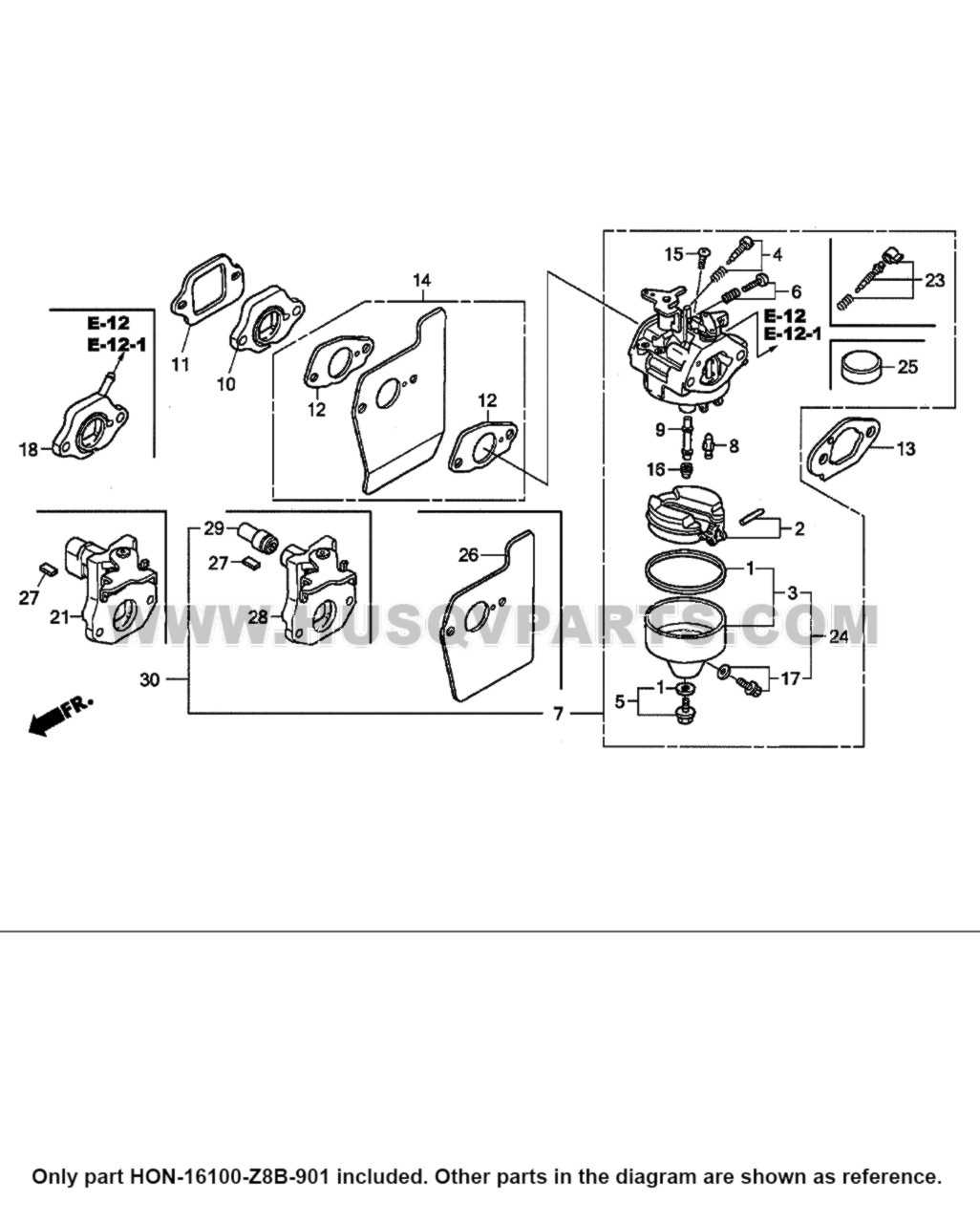 husqvarna hu700f parts diagram