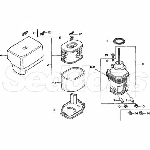 honda gx340 parts diagram