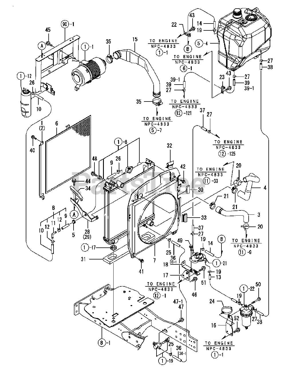 yanmar tractor parts diagram