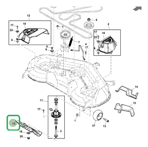 john deere s170 parts diagram