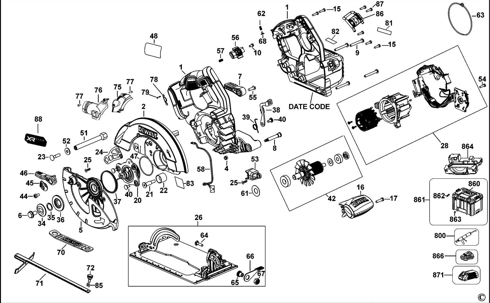 skilsaw parts diagram