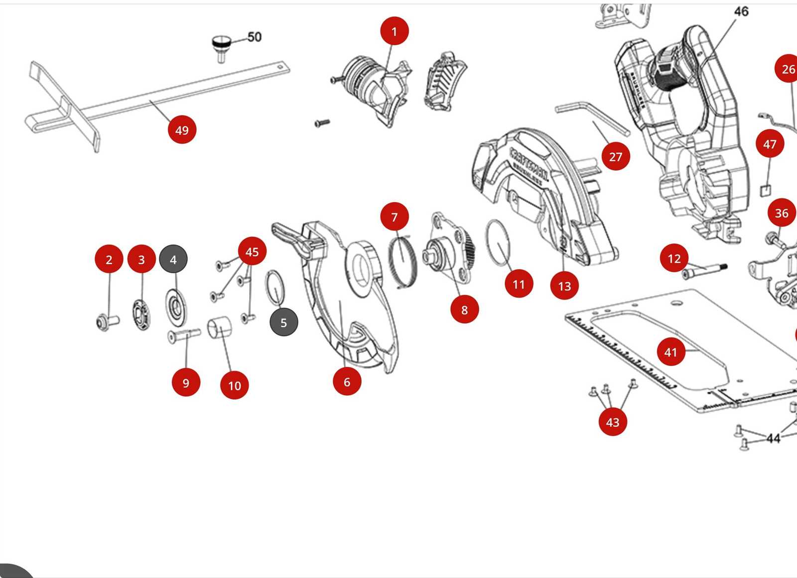 skilsaw parts diagram