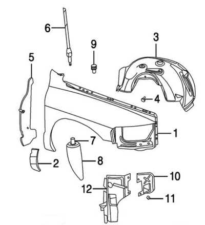 dodge ram front end parts diagram