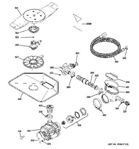 ge adora dishwasher parts diagram