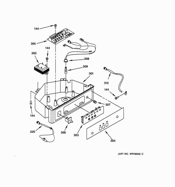 ge opal ice maker parts diagram