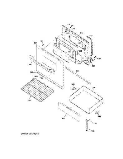 ge range parts diagram