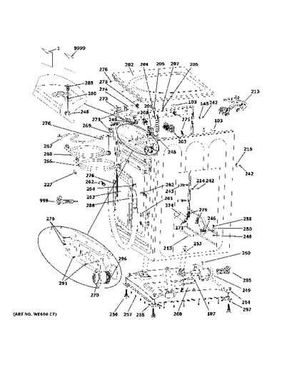 ge top load washer parts diagram