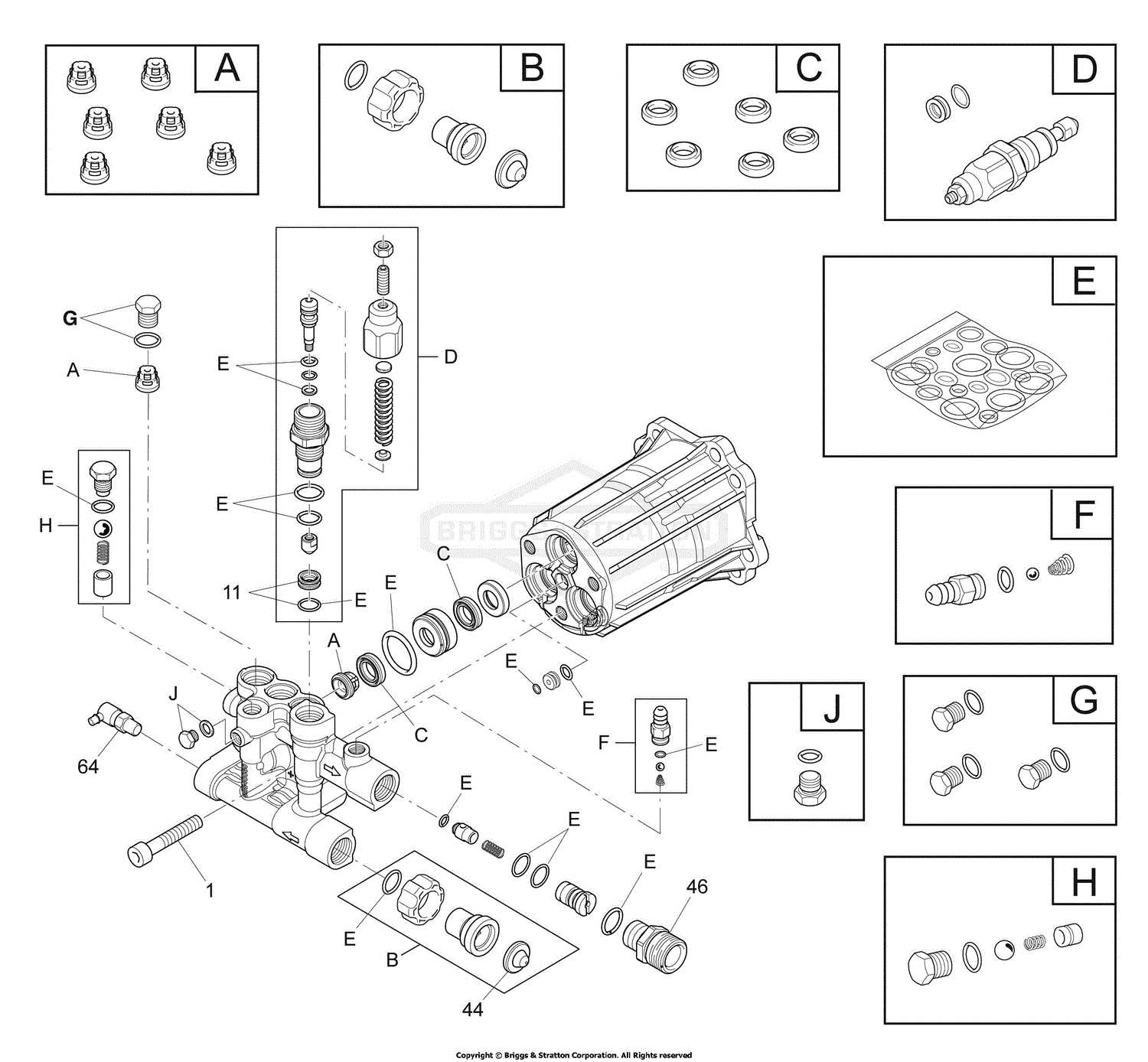 generac 2900 psi pressure washer parts diagram