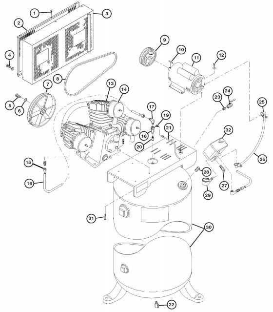 rolair compressor parts diagram