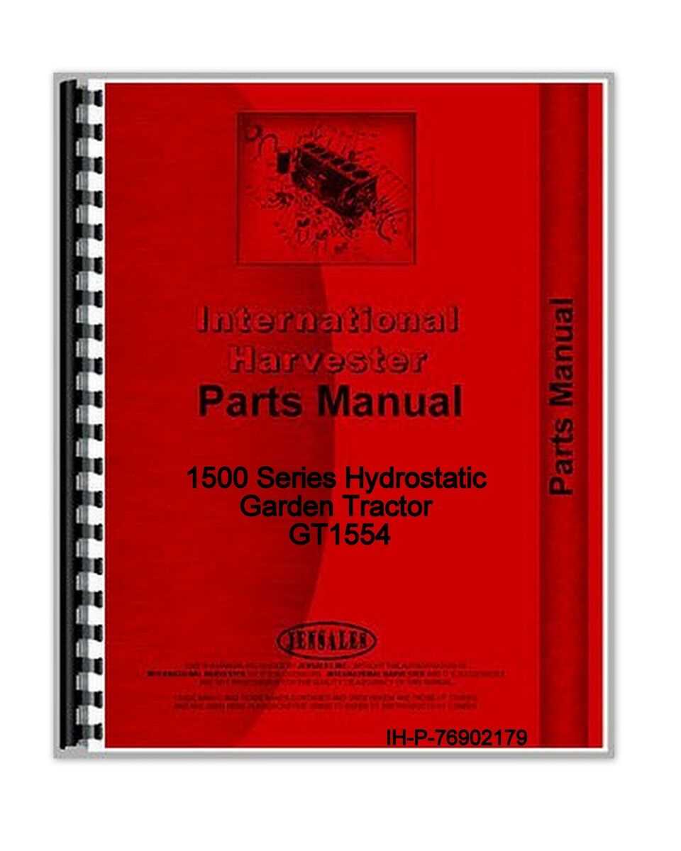 cub cadet 1554 parts diagram