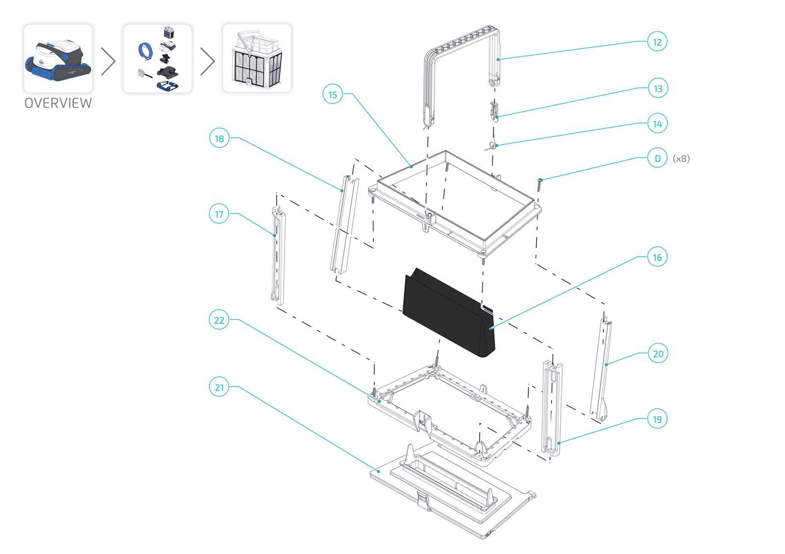 maytronics dolphin parts diagram