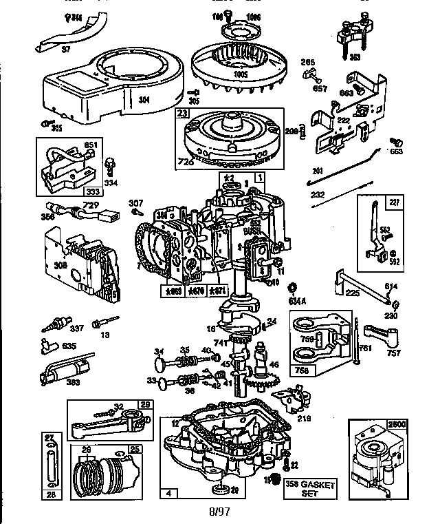 tecumseh 3.5 hp engine parts diagram