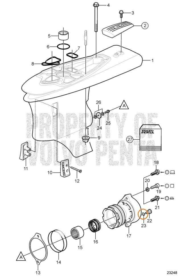 volvo penta sx m outdrive parts diagram