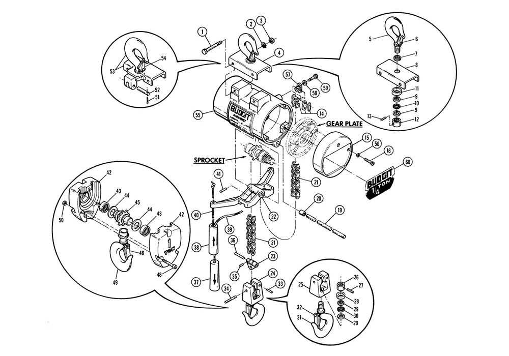 hoist parts diagram