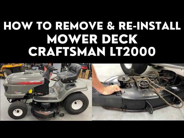 lt1000 craftsman parts diagram