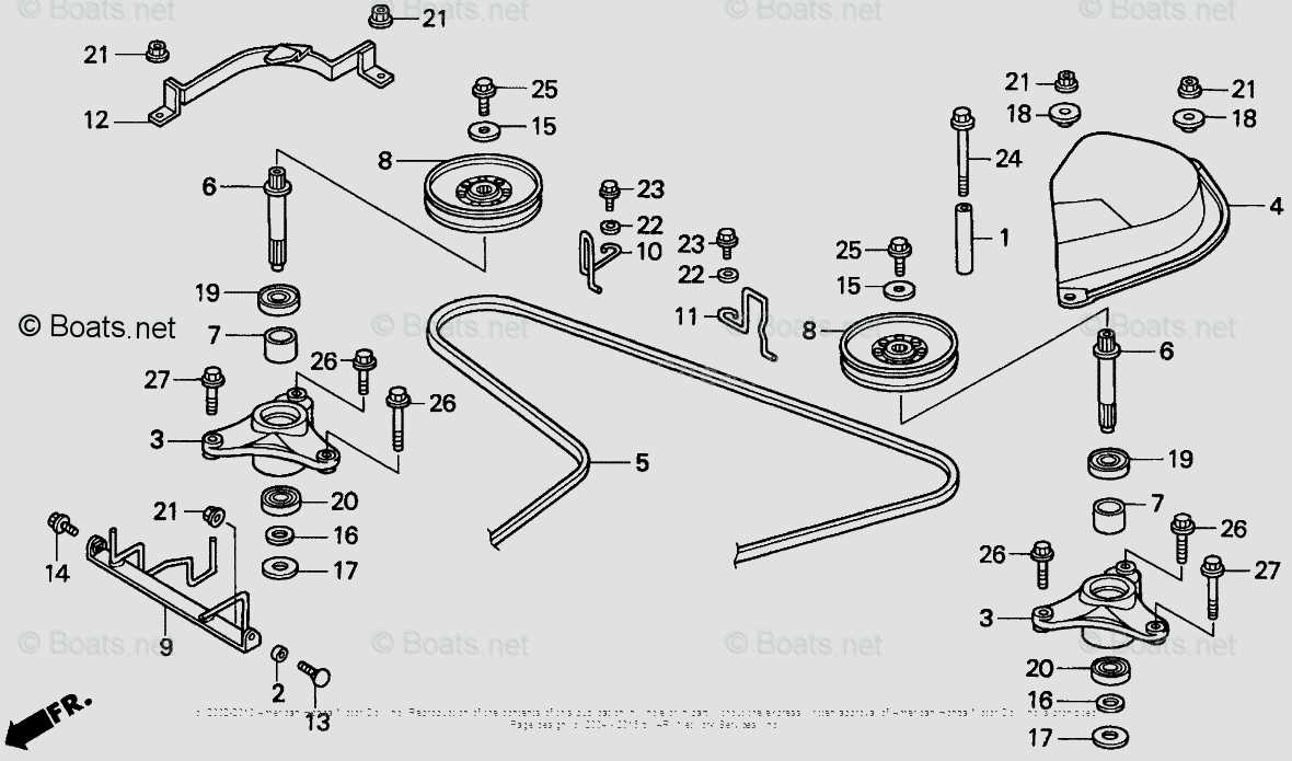 john deere x500 mower deck parts diagram