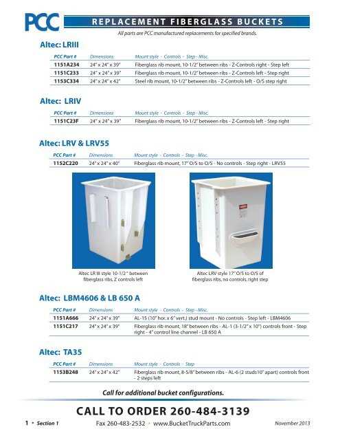 altec bucket truck parts diagram