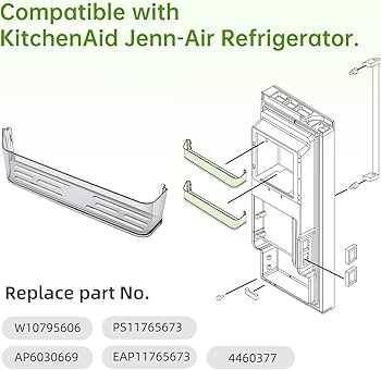 kitchenaid refrigerator parts diagram