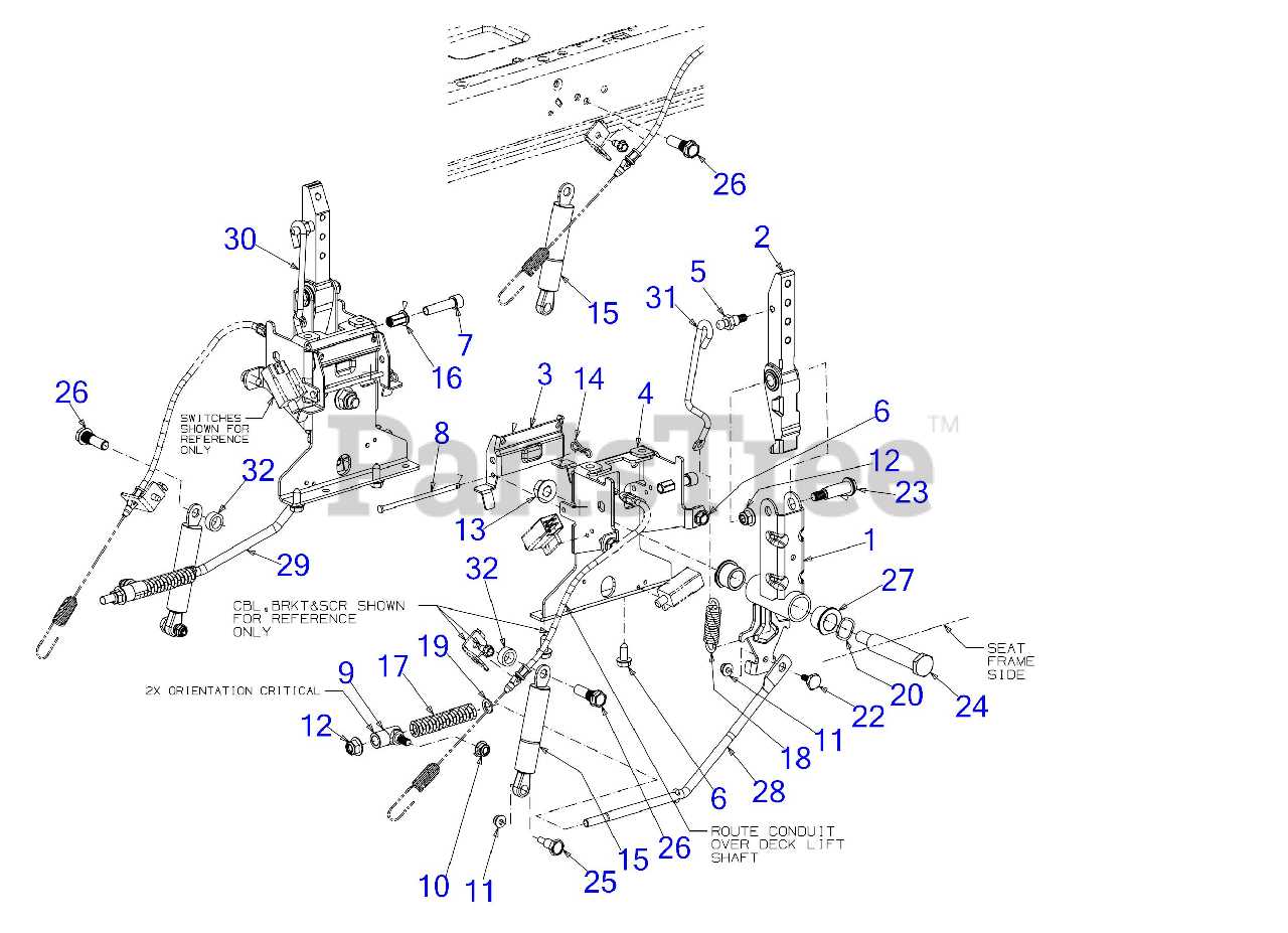 craftsman zero turn parts diagram