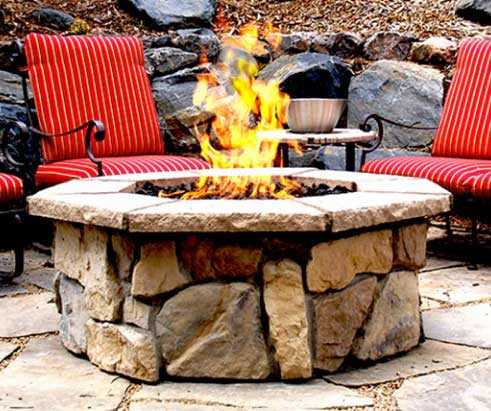 propane fire pit parts diagram