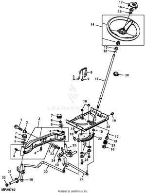 john deere l120 deck parts diagram