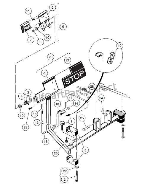 club car carryall parts diagram