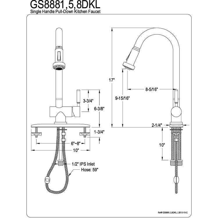 glacier bay faucet parts diagram