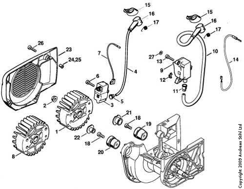 stihl 034 av super parts diagram